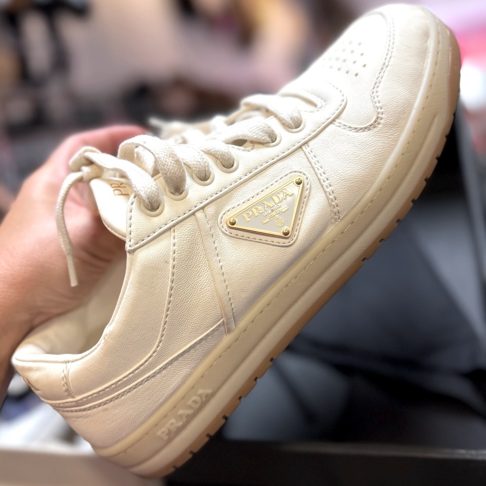 Prada downtown leather sneakers AUTHENTIC - Picture 2 of 14